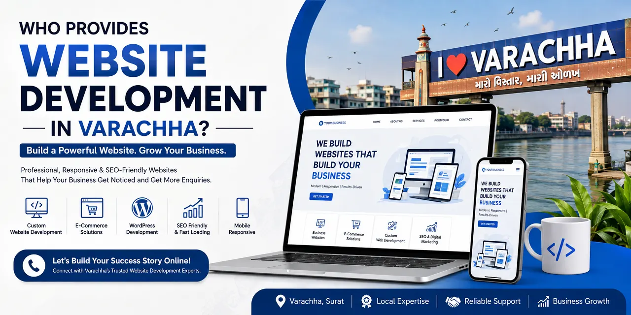 Who Provides Website Development in Varachha